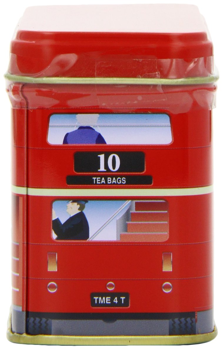 New English Teas London Bus Tea Caddy with 20 English Breakfast Teabags 11