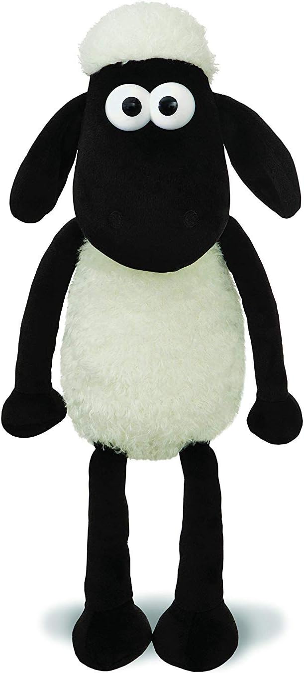 Shaun the Sheep 61174 Cuddly Plush Toy - Black and White, 12in, Suitable for Birth and Up