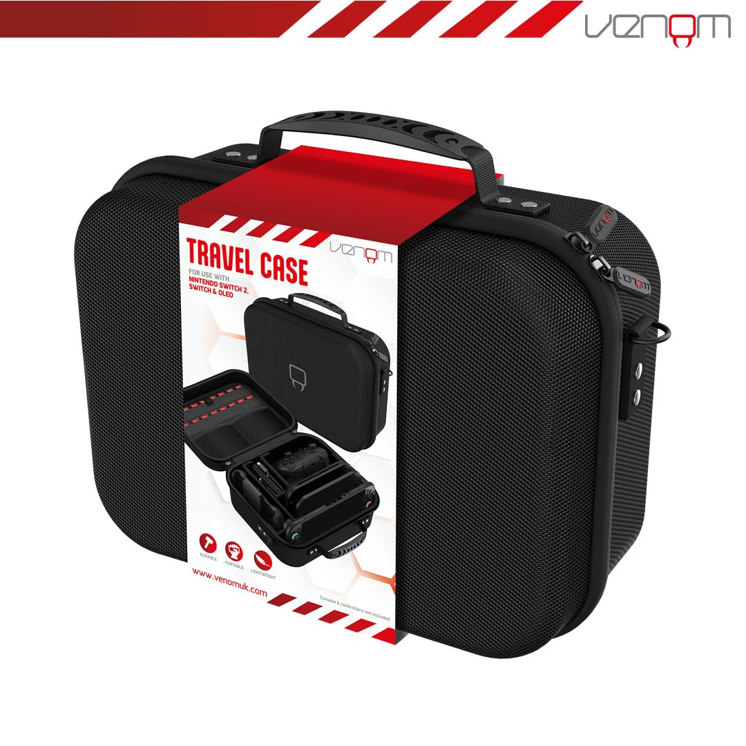 Venom Switch 2 Travel Case for Nintendo Switch 2 5