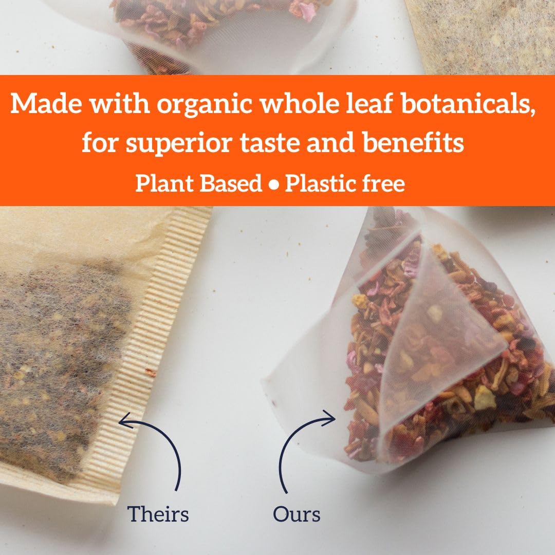 HOTTEA MAMA Get Up & Glow Organic Whole Fruit Tea | Vitamin C Rich | Caffeine-Free Pregnancy & Breastfeeding Tea 10