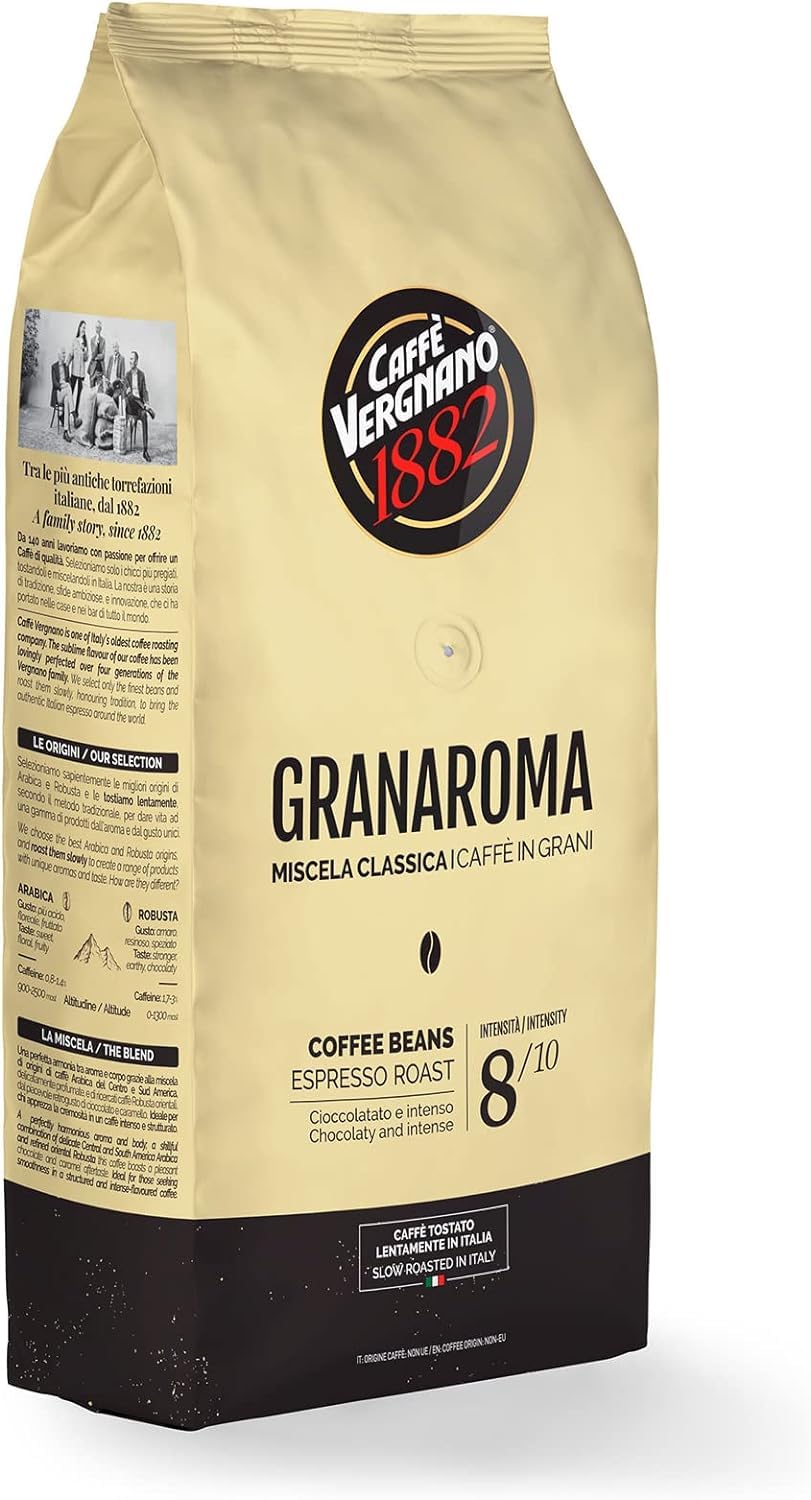 Caffè Vergnano 1882 Gran Aroma Whole Bean Coffee (1 kg) 6