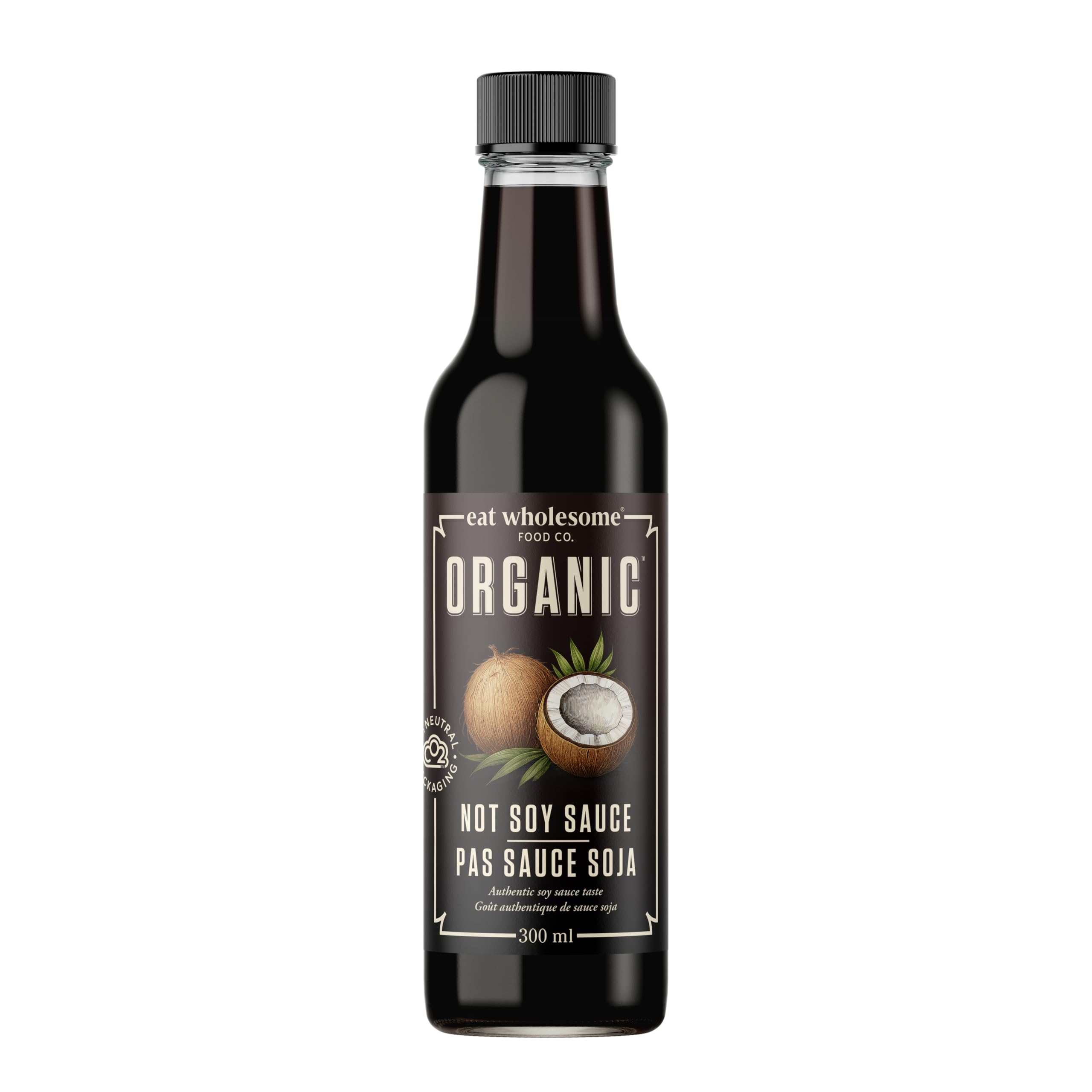 Eat Wholesome Organic Coconut Aminos Sauce - 300 ml | Vegan | Reduced Sodium