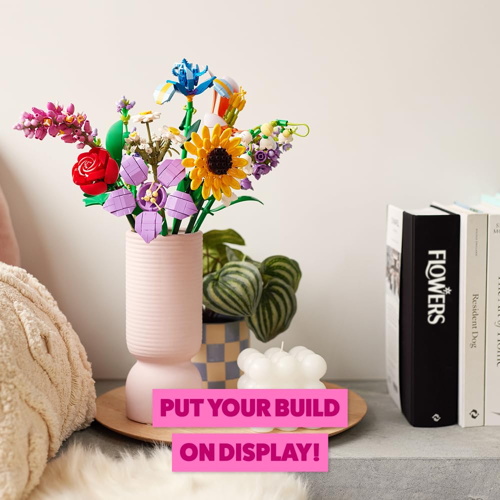 MAX Premium Flowers Building Bricks Collection - 10 to Collect, 210 Pieces per Capsule 3