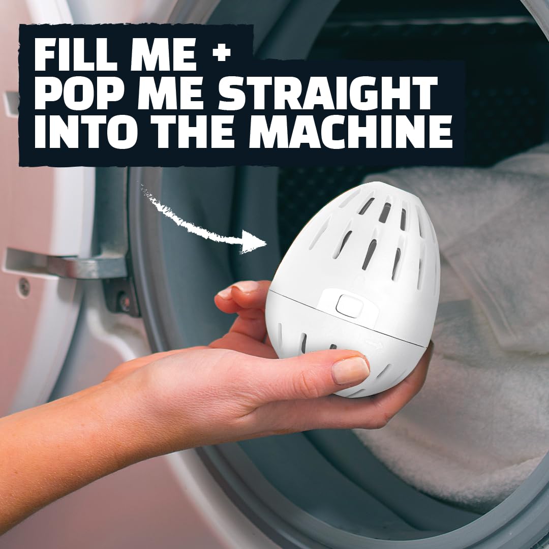Ecoegg - Laundry Egg Refills for Whites + Lights (50 Washes, Fresh Linen)