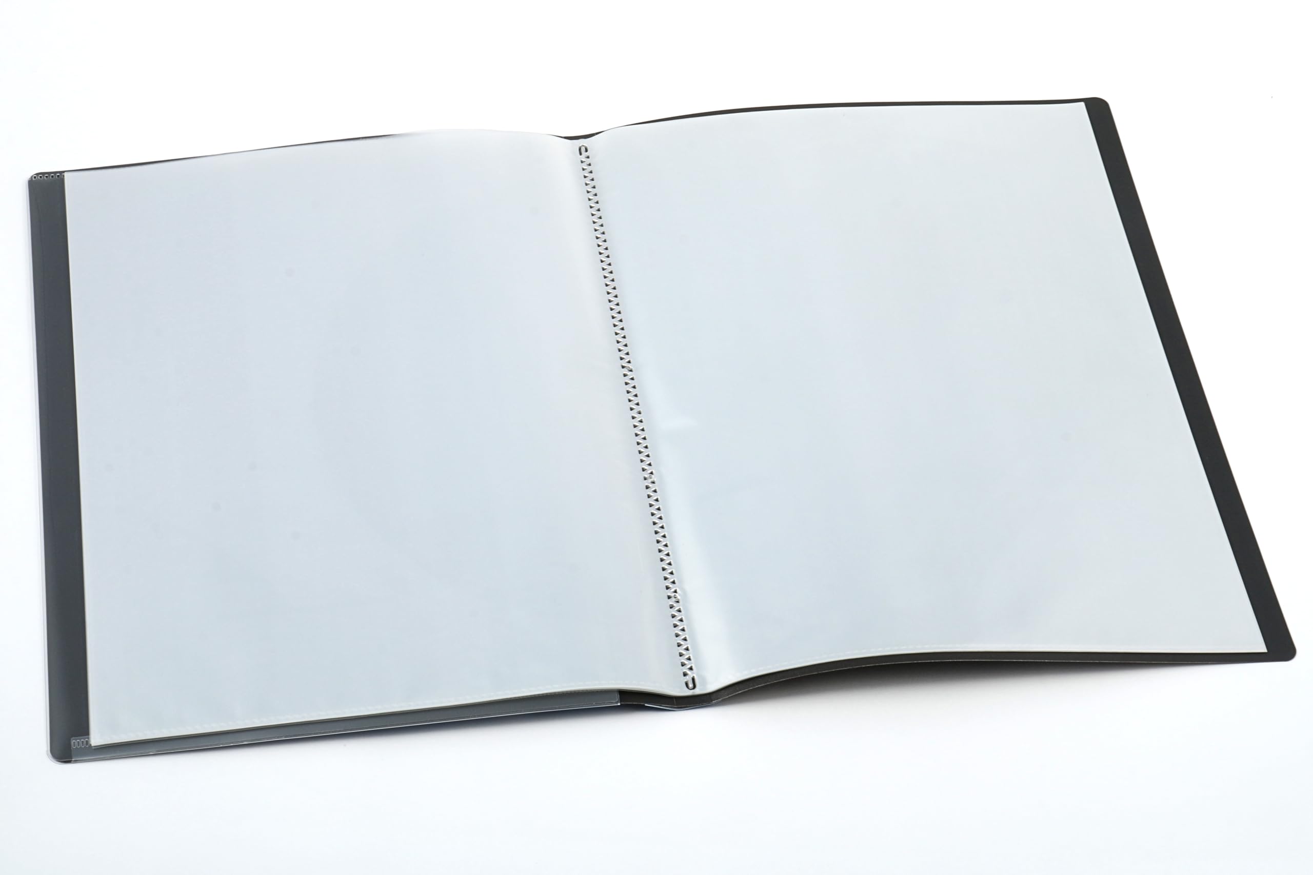 Europel OPUS 2 Display Book - A4 Size, 10 Pockets | Dark Grey Polypropylene 2