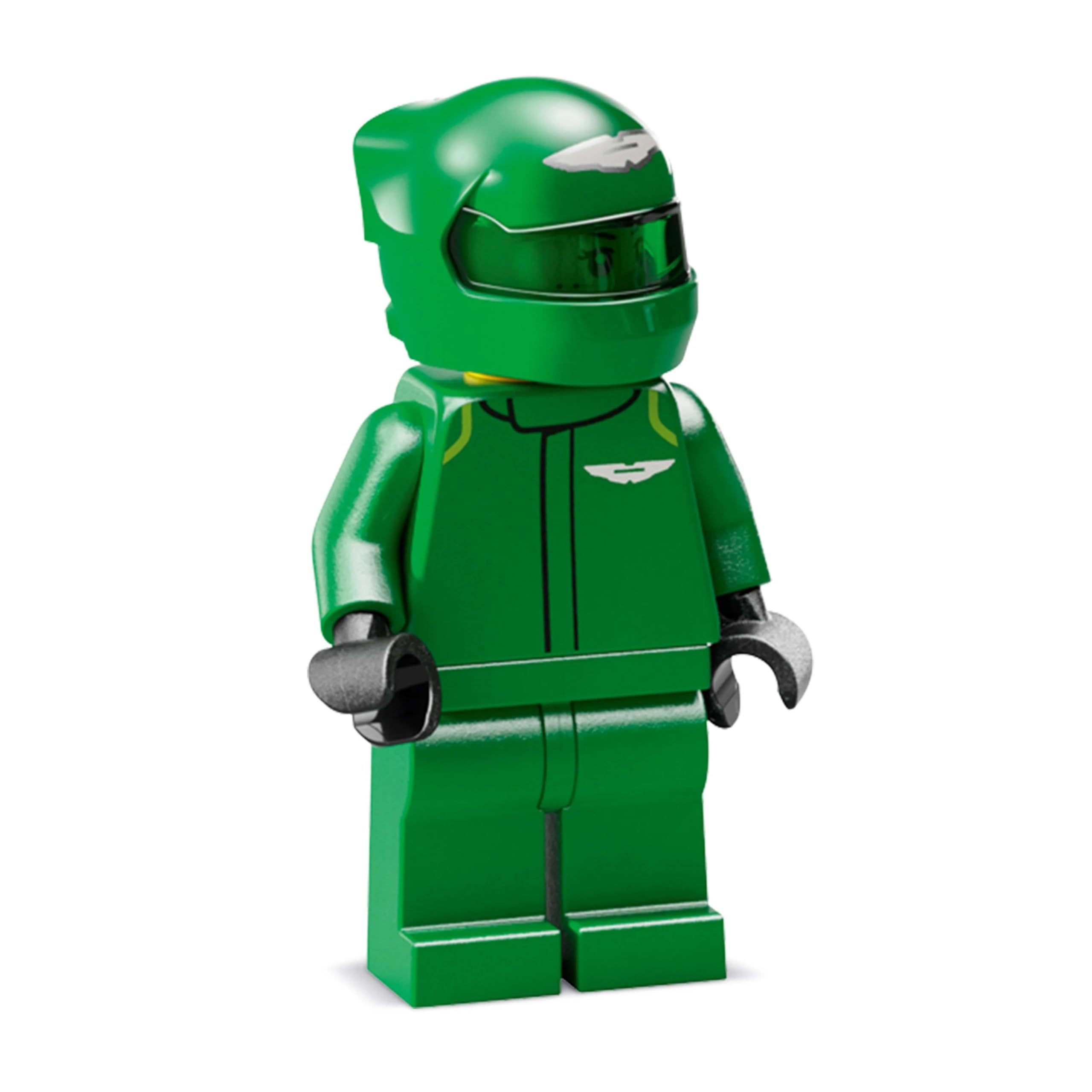 LEGO Speed Champions Aston Martin Aramco F1 AMR24 Race Car Toy - Building Set with Driver Minifigure for Ages 10+