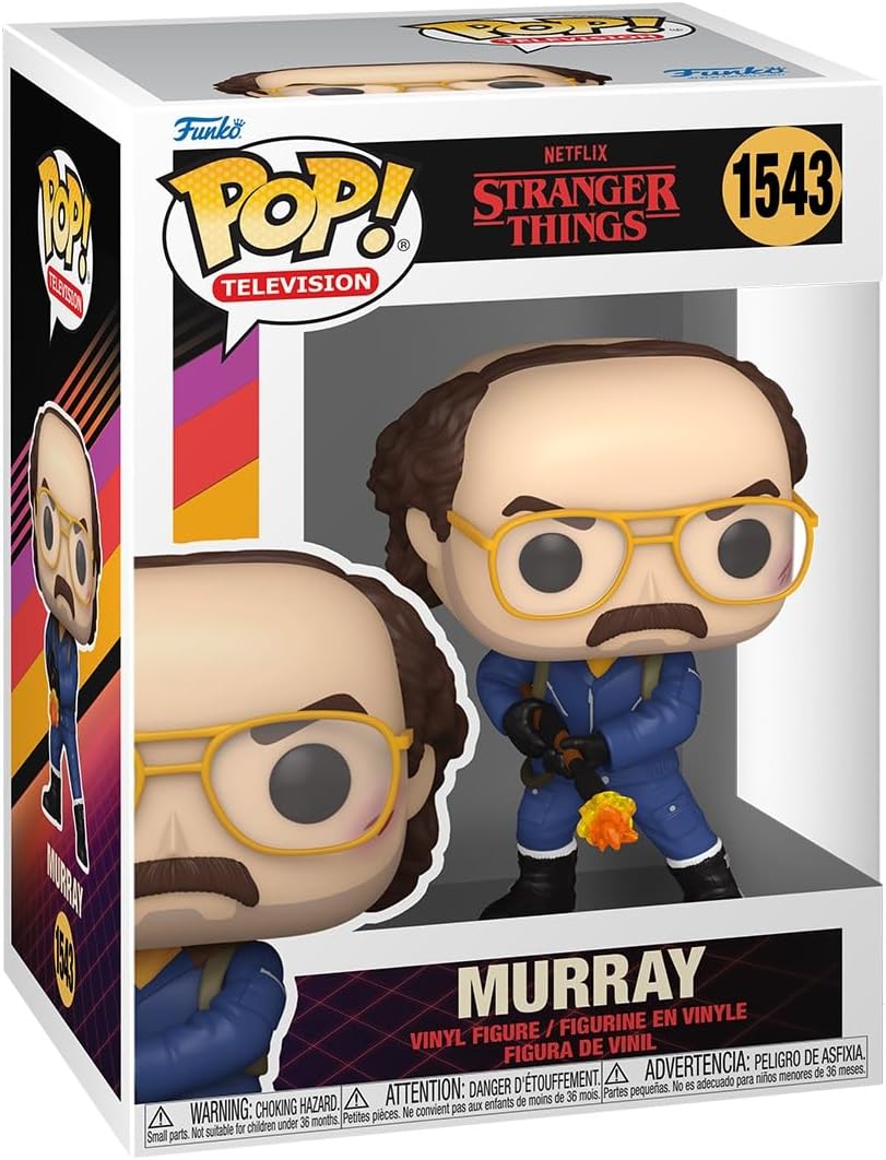 Funko Pop! TV: Stranger Things - Murray Bauman with Flamethrower Vinyl Figure