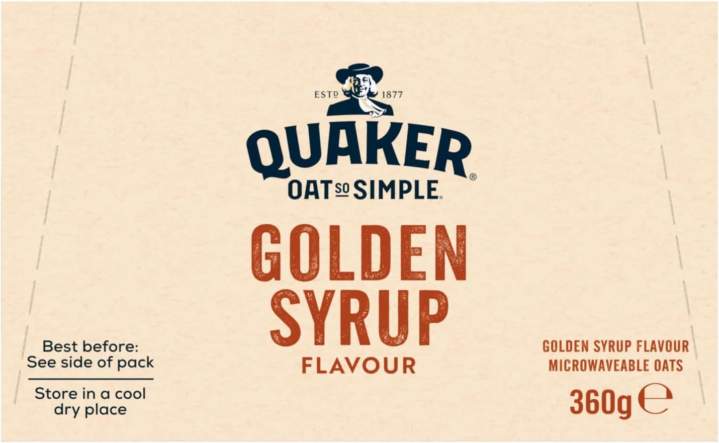 Quaker Oat So Simple Golden Syrup Porridge, 10 x 36g 4