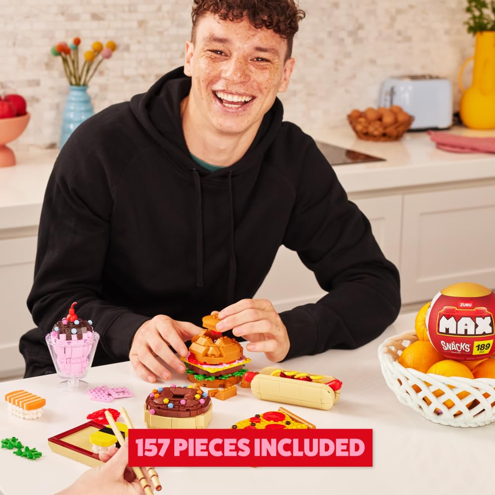 Max Build More MAX-SNACK-SERIES 1-CAPSULE - Ice Cream Building Set | Compatible | Ages 3+ 2
