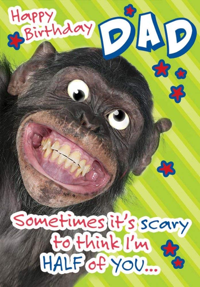 Piccadilly Greetings Humour Birthday Card for Dad | 9 x 6 Inches | Multicolor