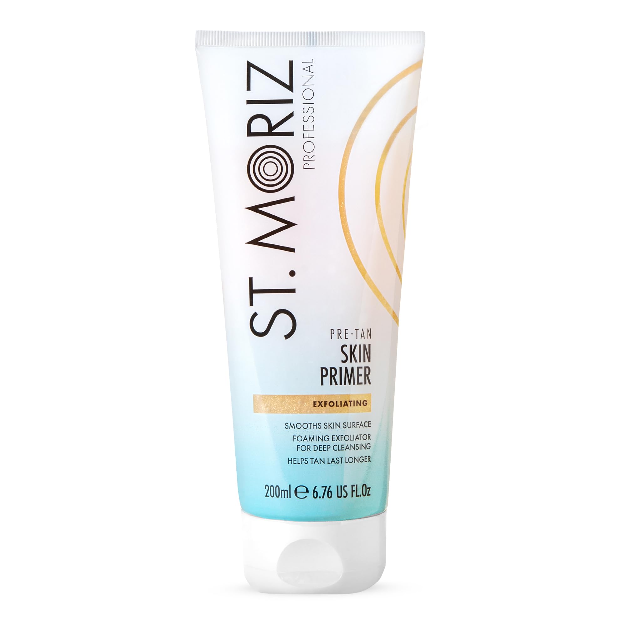 ST. MORIZ Professional Pre-Tan Skin Primer - Exfoliating Body Scrub for Fake Tan Prep, 200ml