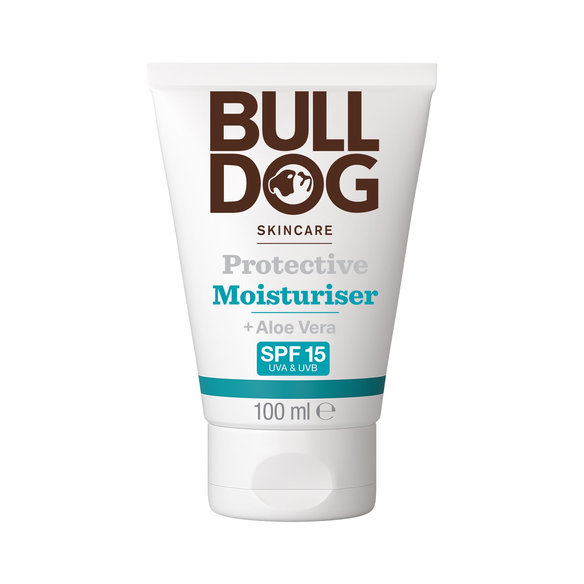 Bulldog Skincare for Men Protective Moisturiser SPF 15 - Hydrating | Non-Greasy | 100ml