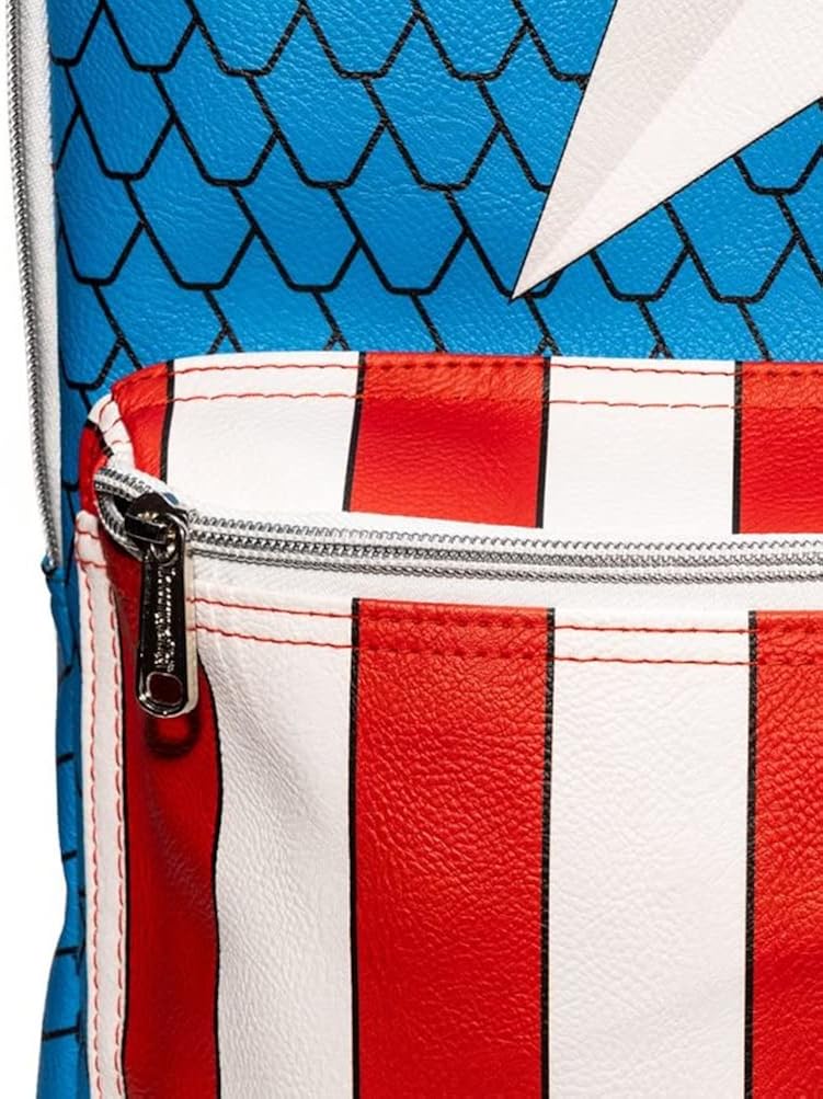 Loungefly Captain America Mini Backpack with Exclusive Pin 8