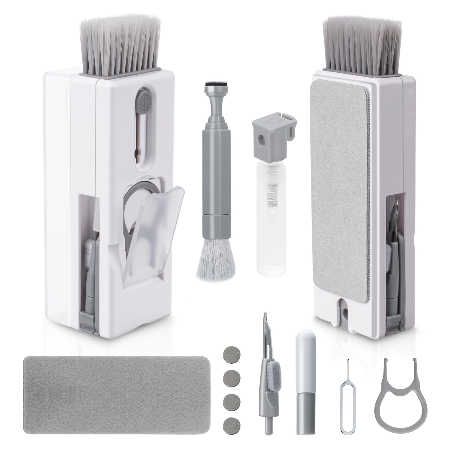 Alyvisun 11 in 1 Multifunctional Electronics Cleaning Kit for Laptop, Earphones, and Cameras | Grey