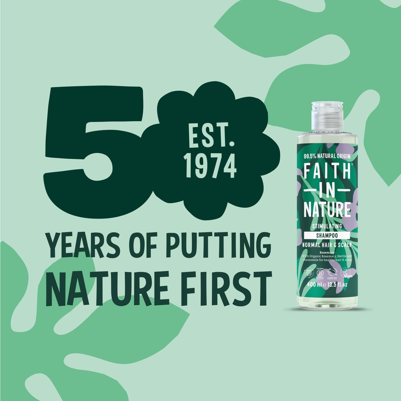 Faith In Nature - Organic Rosemary Shampoo (400ml) 7