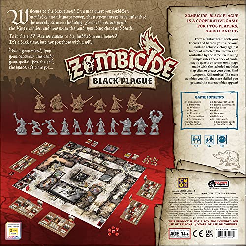CMON Zombicide: Black Plague Miniatures Brettspiel 8