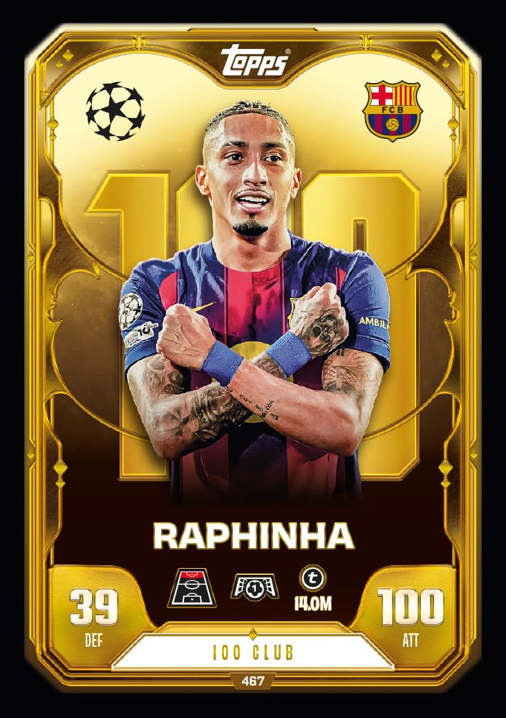 Topps UCC Match Attax 2025/26 - Mega Tin - Centurions - contains 45 Match A 7