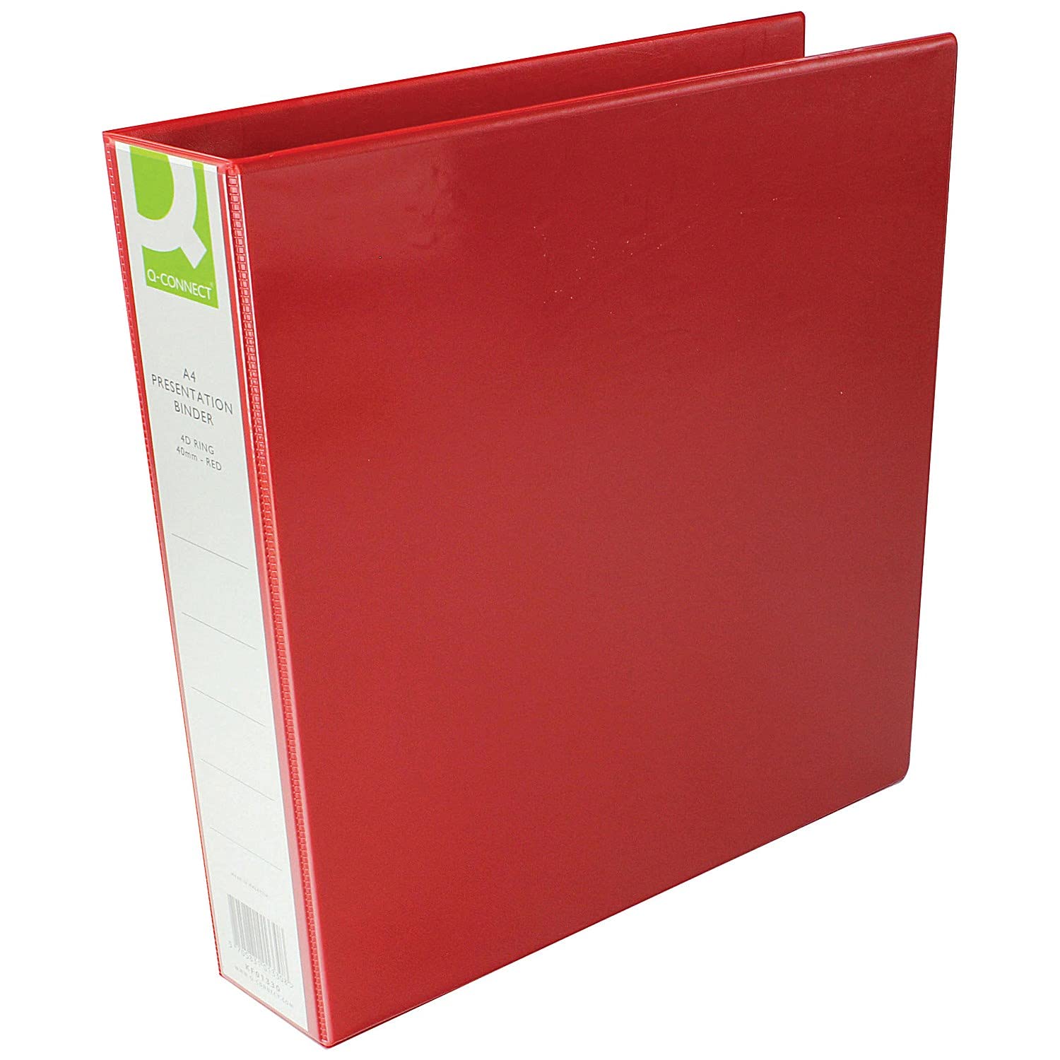 Q-Connect A4 40mm Presentation 4d-Ring Binder - Red 1