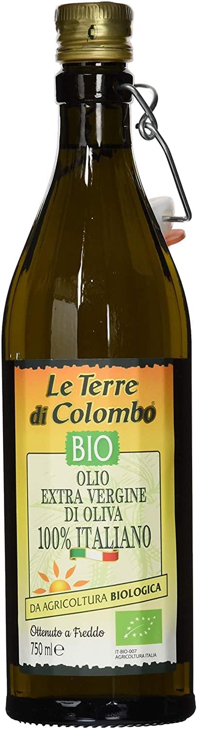 Le Terre di Colombo - 100% Italian Organic Extra Virgin Olive Oil 0.75L
