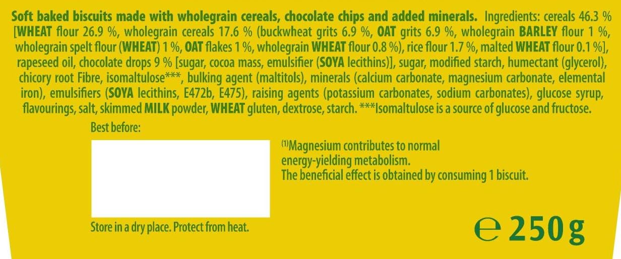 Belvita Choc Chips Soft Bakes 250g