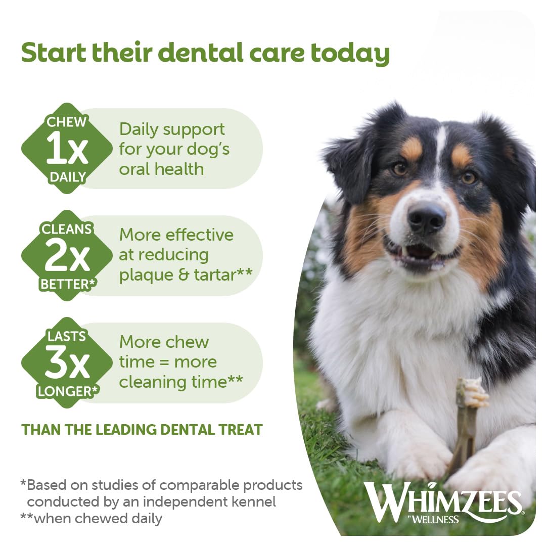 WHIMZEES Variety Box Dental Sticks for Medium Dogs | 28 Count | Low Calorie 6