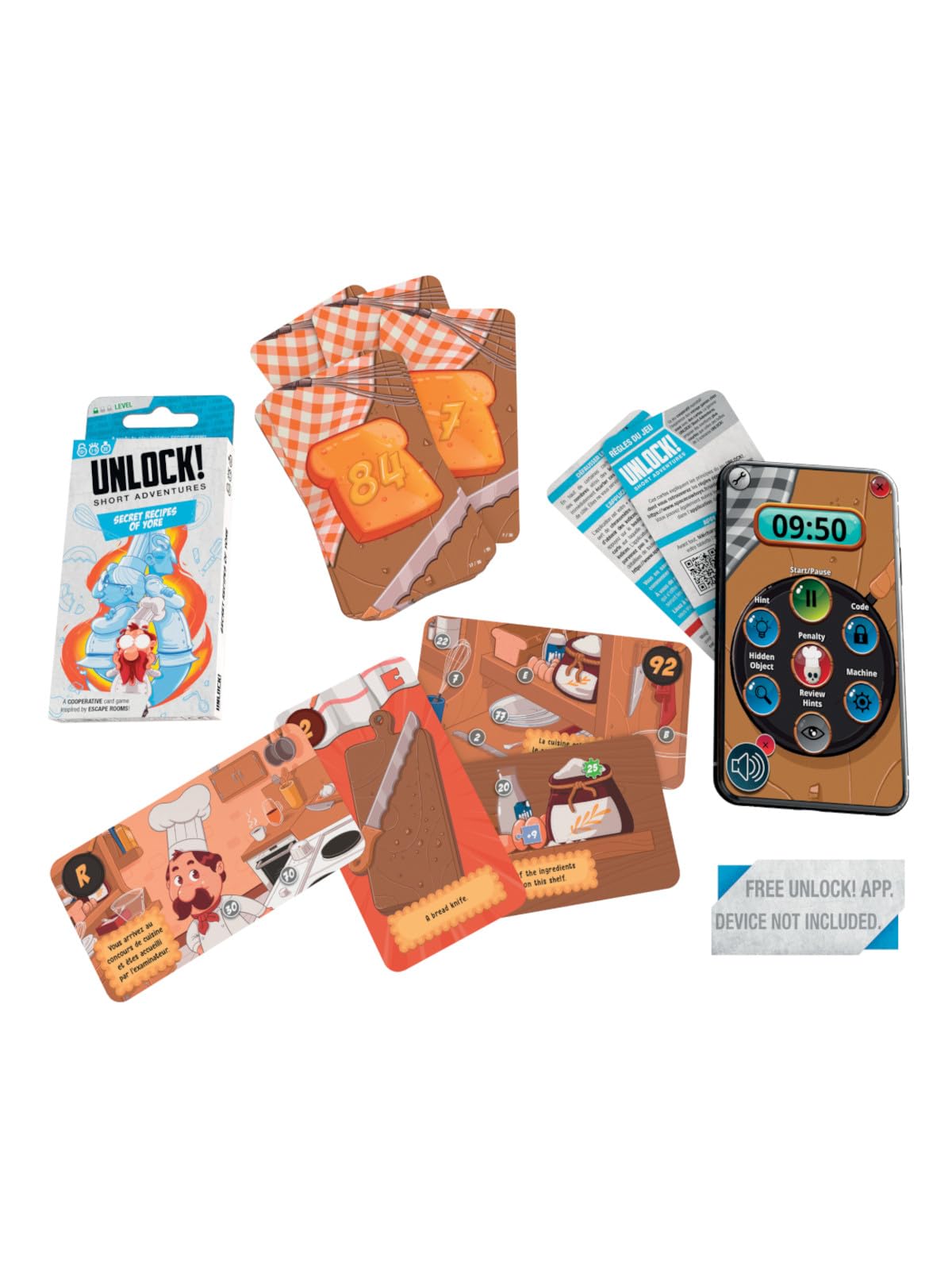 Space Cowboys Unlock! Short 1 - Secret Recipes of Yore Card Game