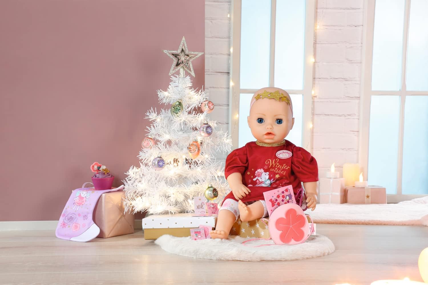 Baby Annabell Christmas Advent Calendar 709634 - 24 Holiday Clothing & Accessories for Dolls 10