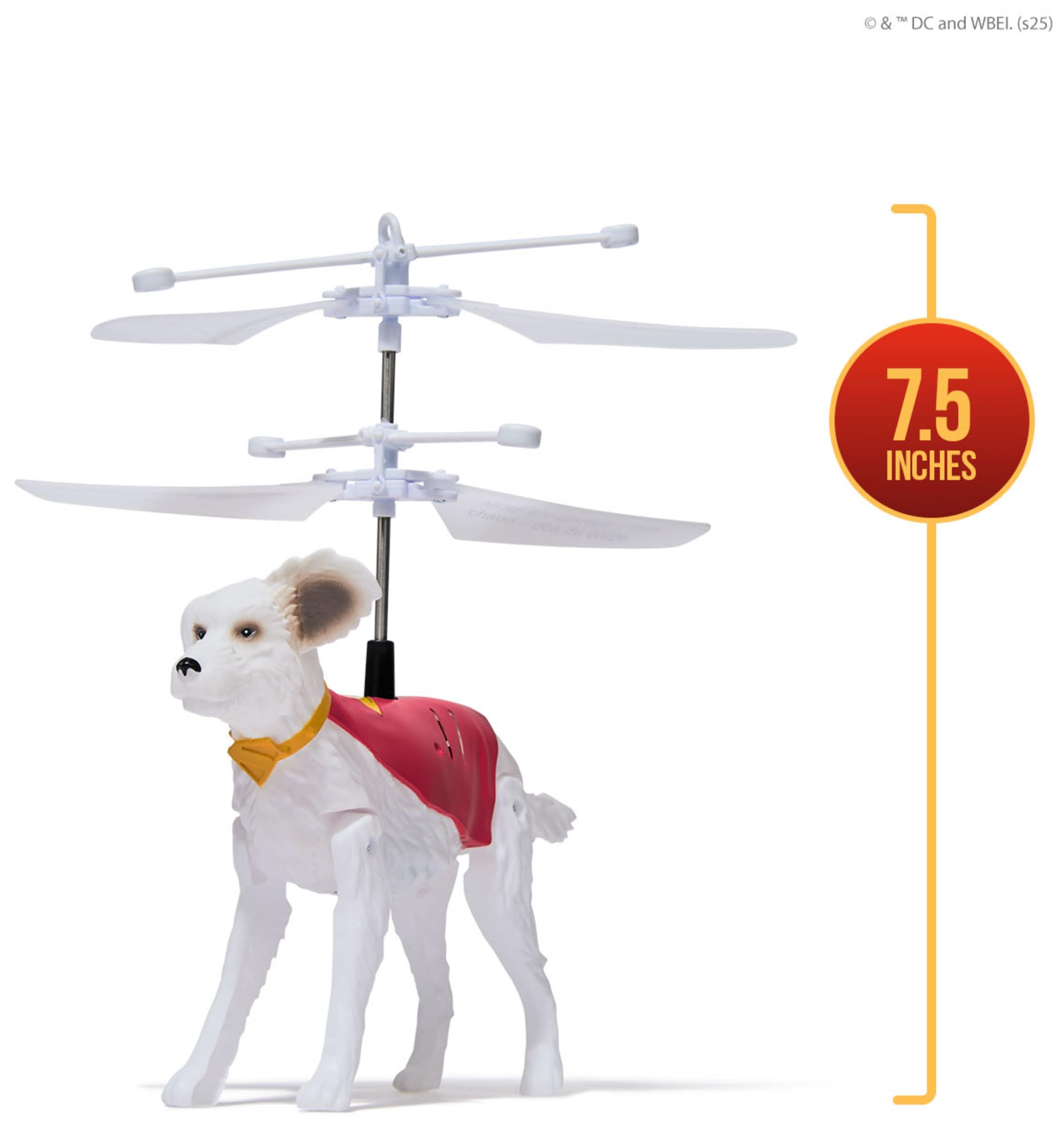 SUPERMAN Up in the Sky! Flying Krypto RC Toy - Hand-Controlled Flight, Ages 4+
