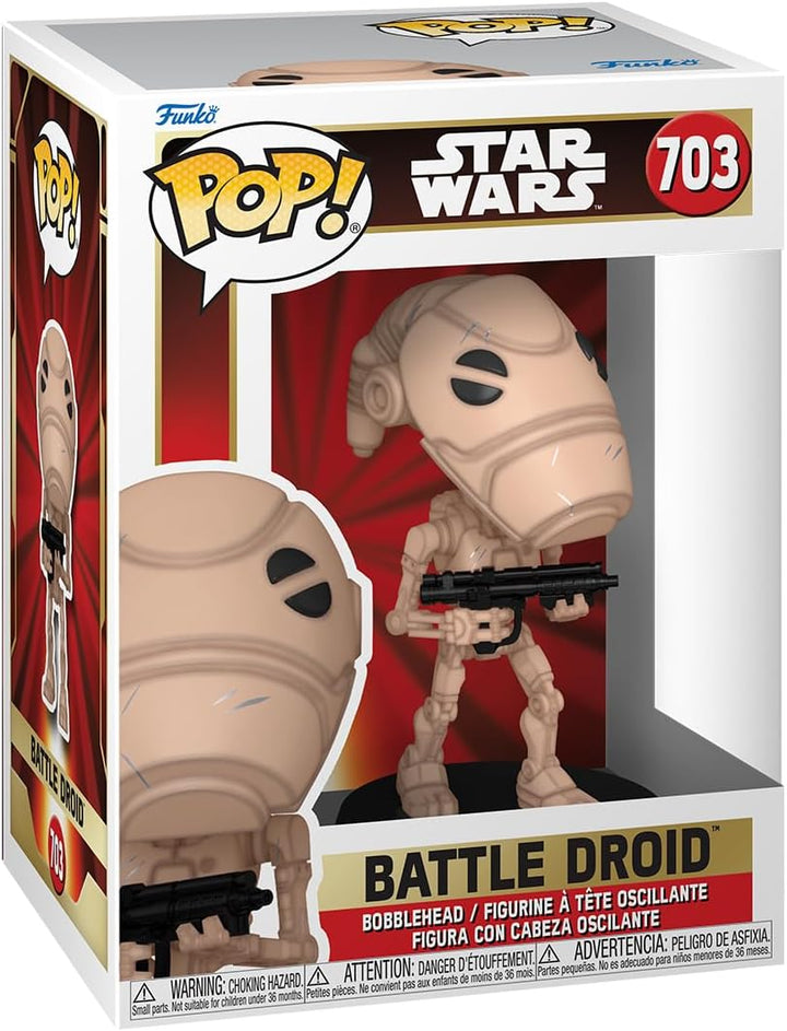 Funko Pop! Star Wars: Episode 1 The Phantom Menace - Battle Droid Vinyl Figure (76016)