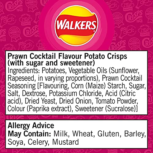 Walkers - Prawn Cocktail Crisps 32 x 32.5g Multipack 9