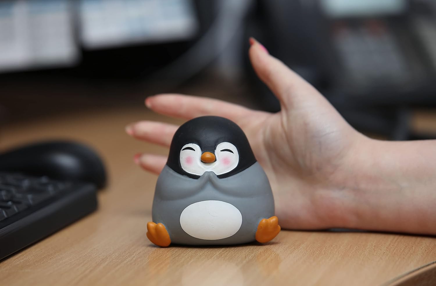 Boxer Gifts Zen-guin Stress Toy - Squishy Penguin for Adults & Teens 3