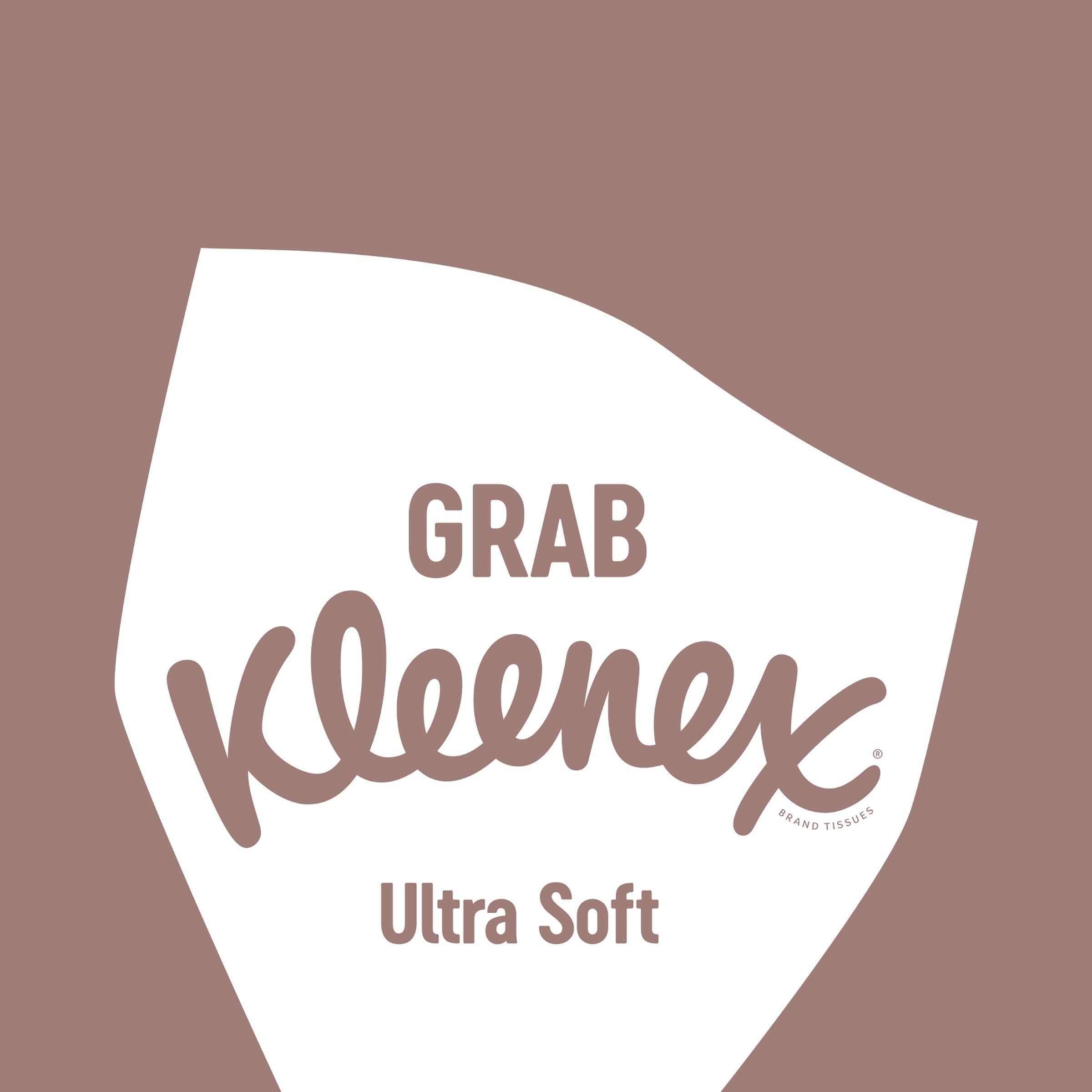 Kleenex Ultra Soft Tissues - 3 Ply, Unscented, 112 Sheets per Box 8
