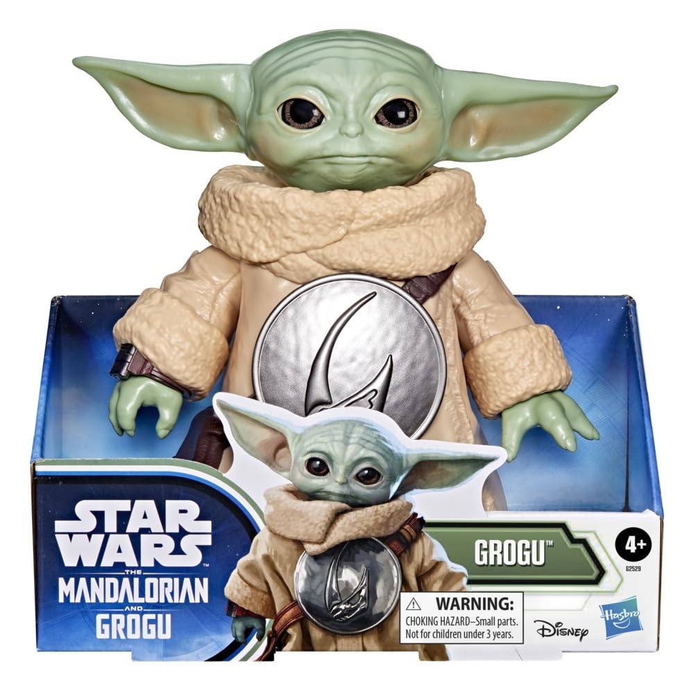 Star Wars Grogu Action Figure - 16.5-cm Scale | Poseable | Film-Inspired Deco