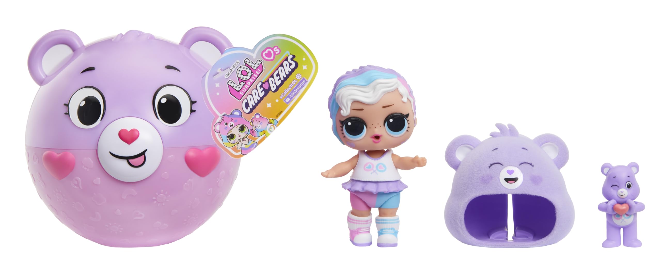 L.O.L. Surprise! Loves Care Bears Tots - 6 Surprise Dolls with Fashions & Collectible Bears 3