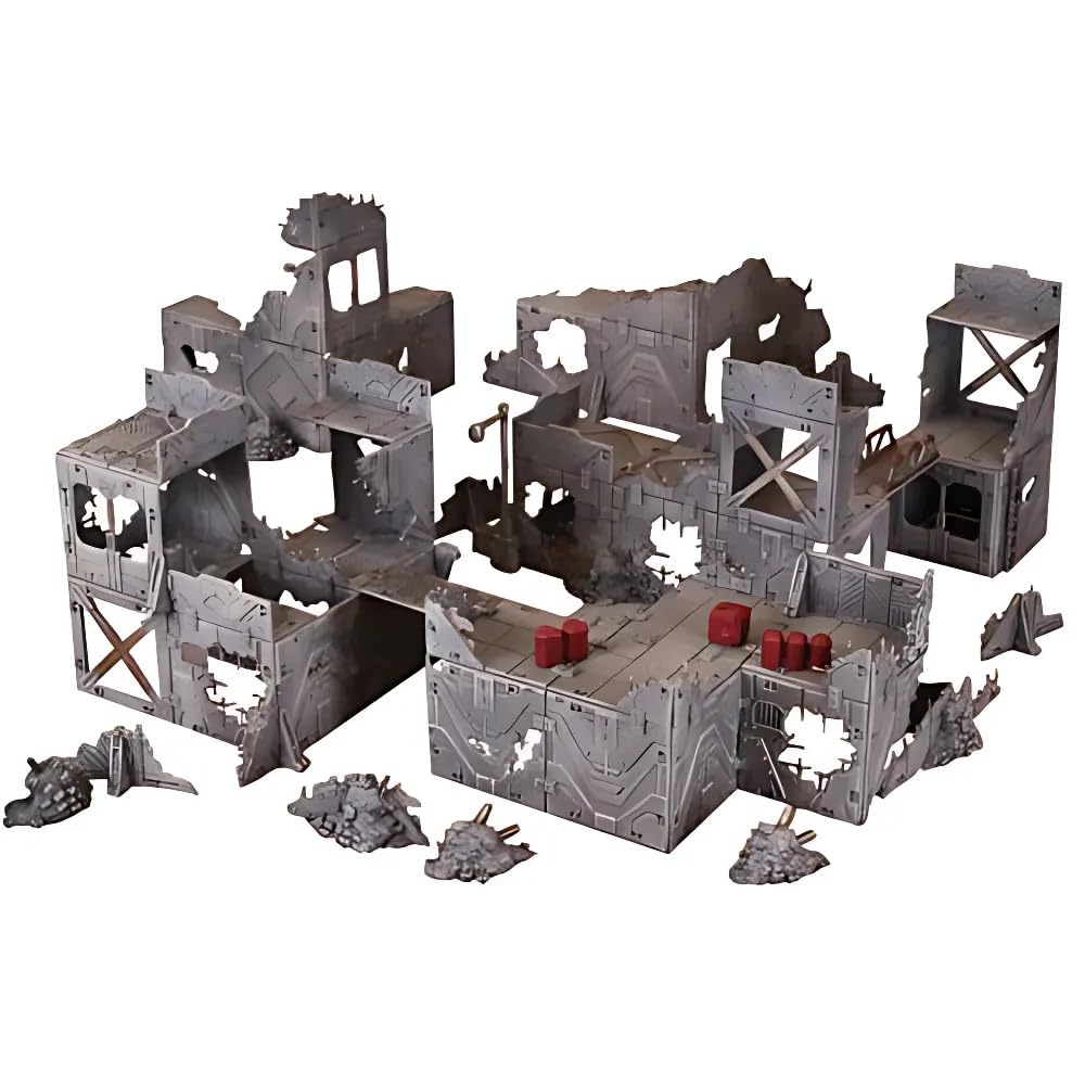 Mantic Games TerrainCrate Ruined City Modular Scenery Building Set 3