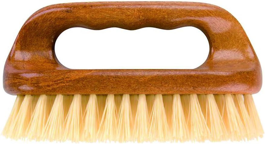 Elliott - Wood Effect Scrubbing Brush with Grip Handle
