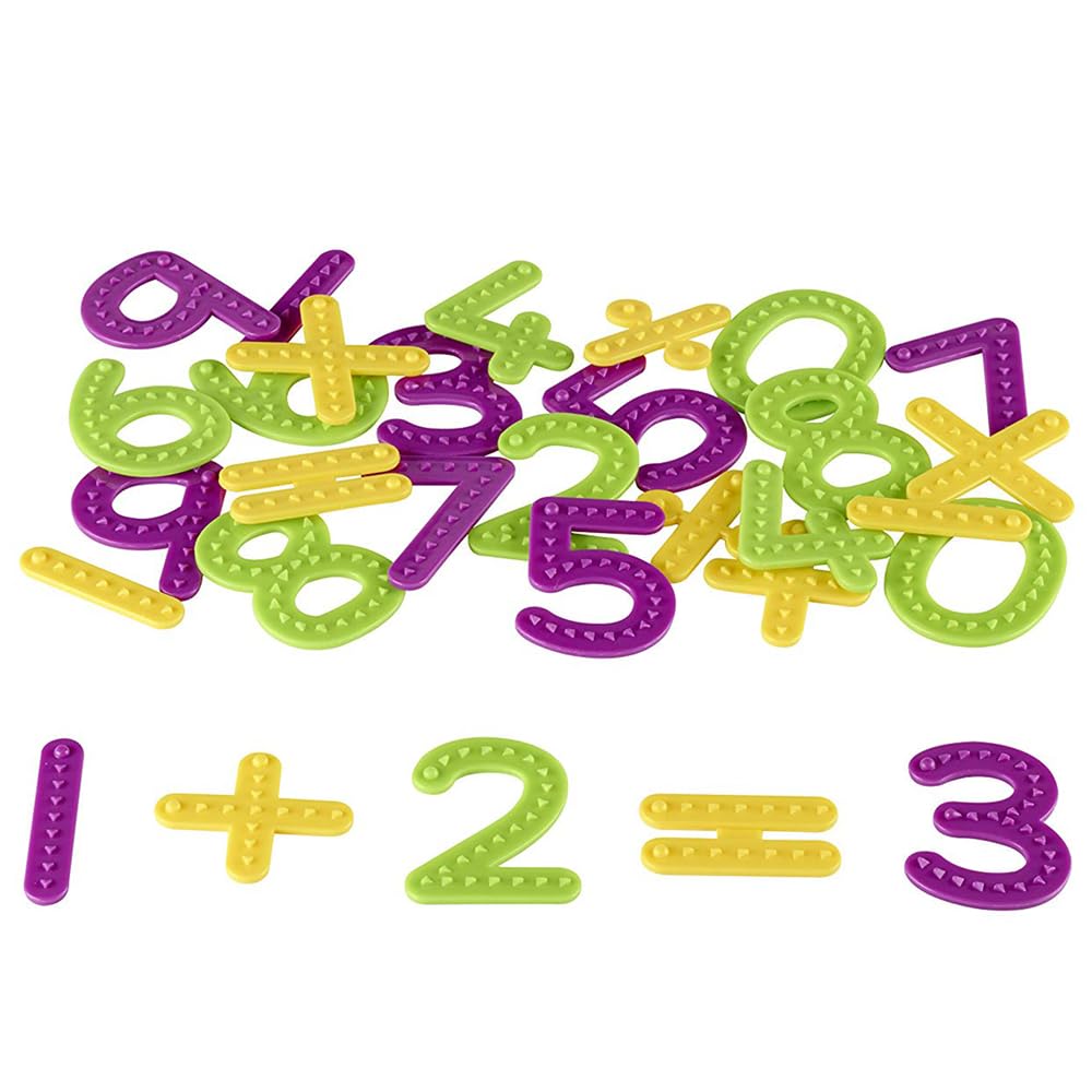 Learning Resources Tactile Numbers & Operations - Sensory Math Learning for Ages 4+ 10