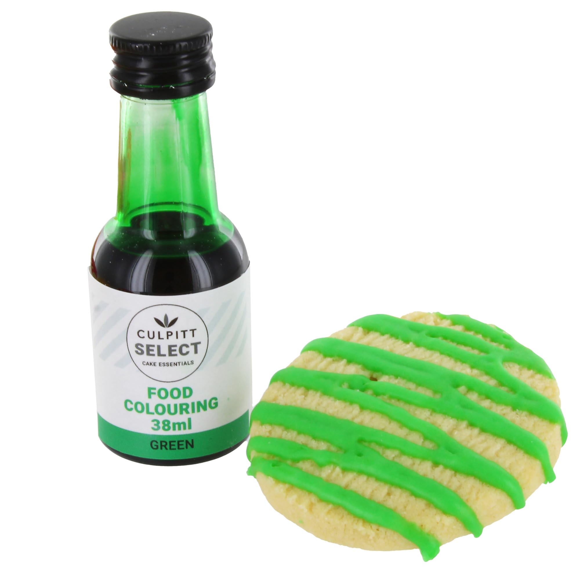 Culpitt Select - Liquid Food Colouring 6 Pack | Red, Orange, Yellow, Blue, Green, Pink | 38ml Bottles 4