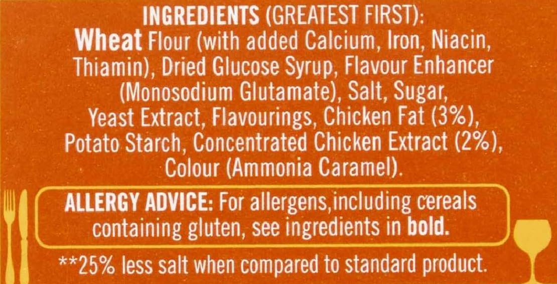 OXO Reduced Salt Chicken Stock Cubes - 12 Count | Big Flavour | 71g Pack 4