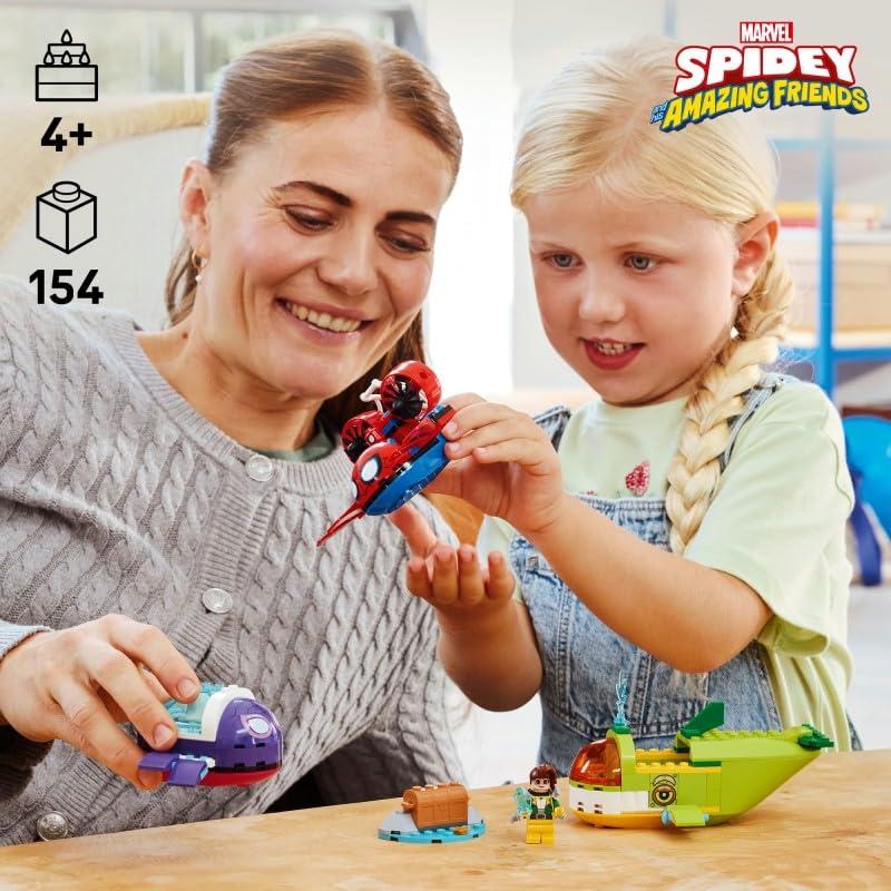 LEGO Marvel Spidey: Underwater Vehicles Building Set 11207 | Ages 4+ | 3 Submarines