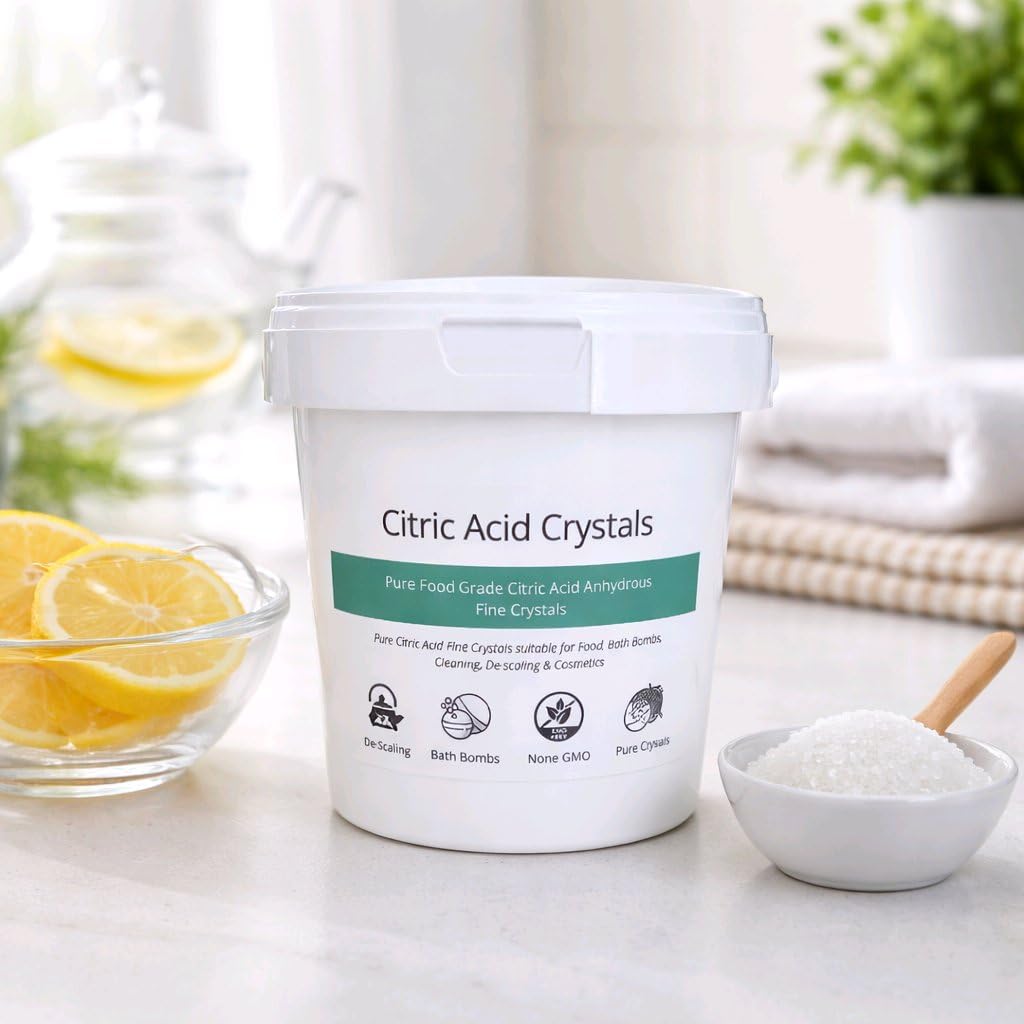 Intralabs Citric Acid 1.1kg - Food Grade De-Scaler & Multi-Purpose Cleaner 4
