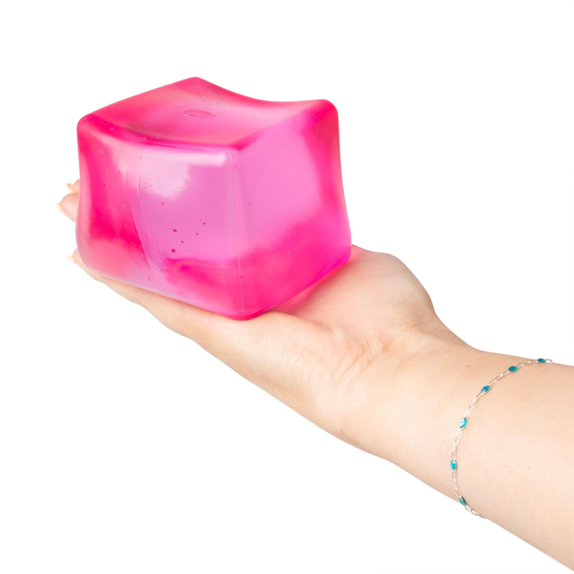 SCRUNCHEMS Giant Sugar Cube Squishy Sensory Toy for Stress Relief (colour sent is at random)