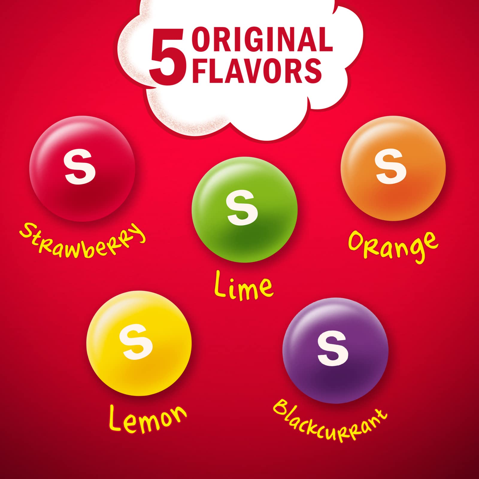 Skittles Vegane Süßigkeiten, 36 Packungen à 45 g, Kaubonbons mit Fruchtgeschmack und knuspriger Hülle, Großpackung 4