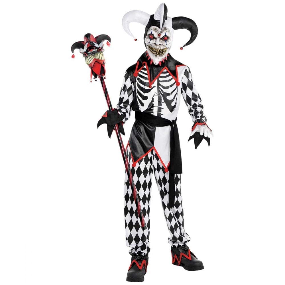 Amscan Sinister Jester Boy Costume - Large (8-10 Years)
