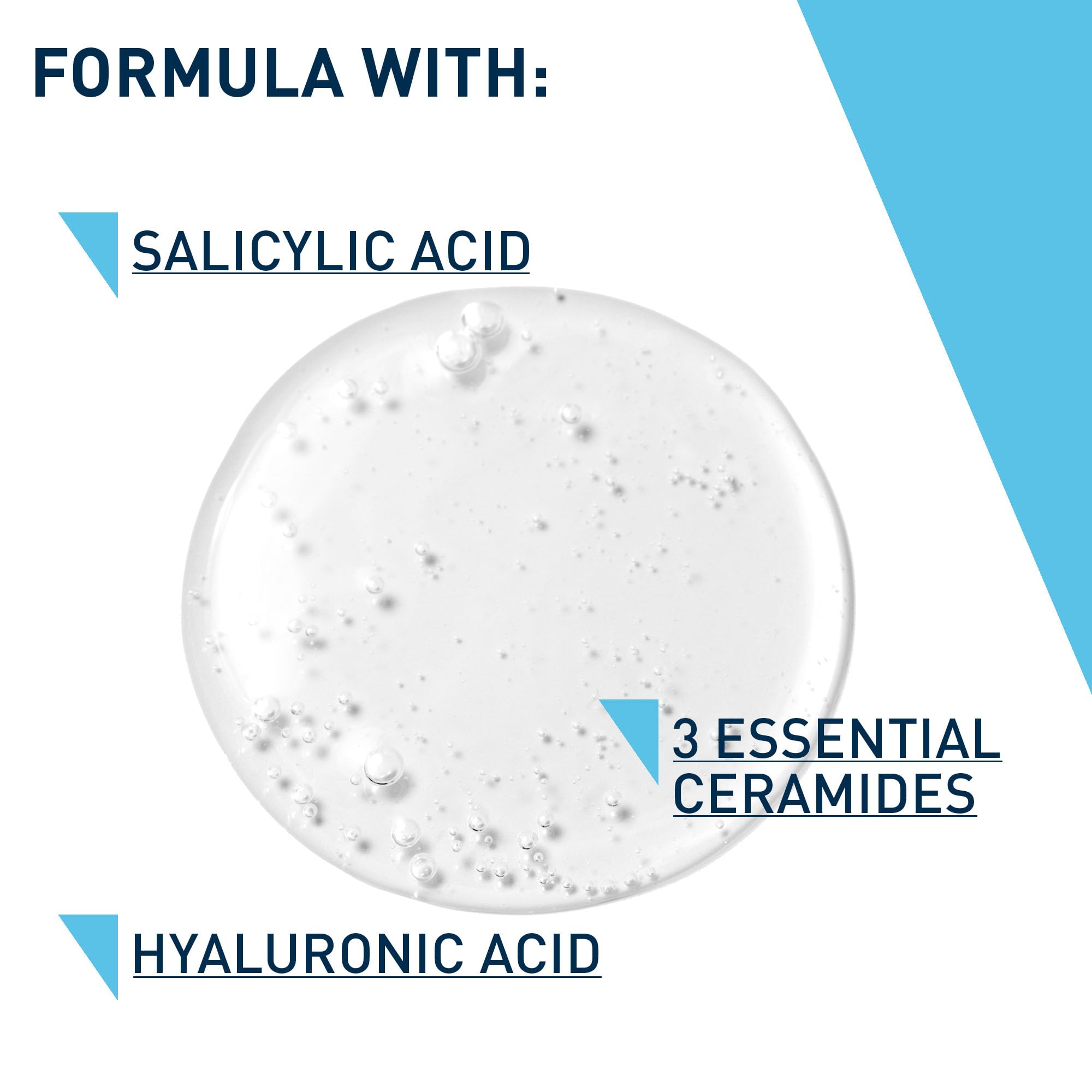 CeraVe SA Smoothing Cleanser with Salicylic Acid for Dry, Rough & Bumpy Skin (530g) 3