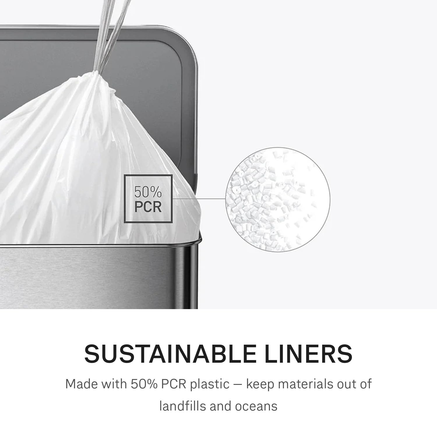simplehuman CW0169 Code J Custom Fit Bin Liners - Extra-Thick, Double-Seamed | 20 Count 4
