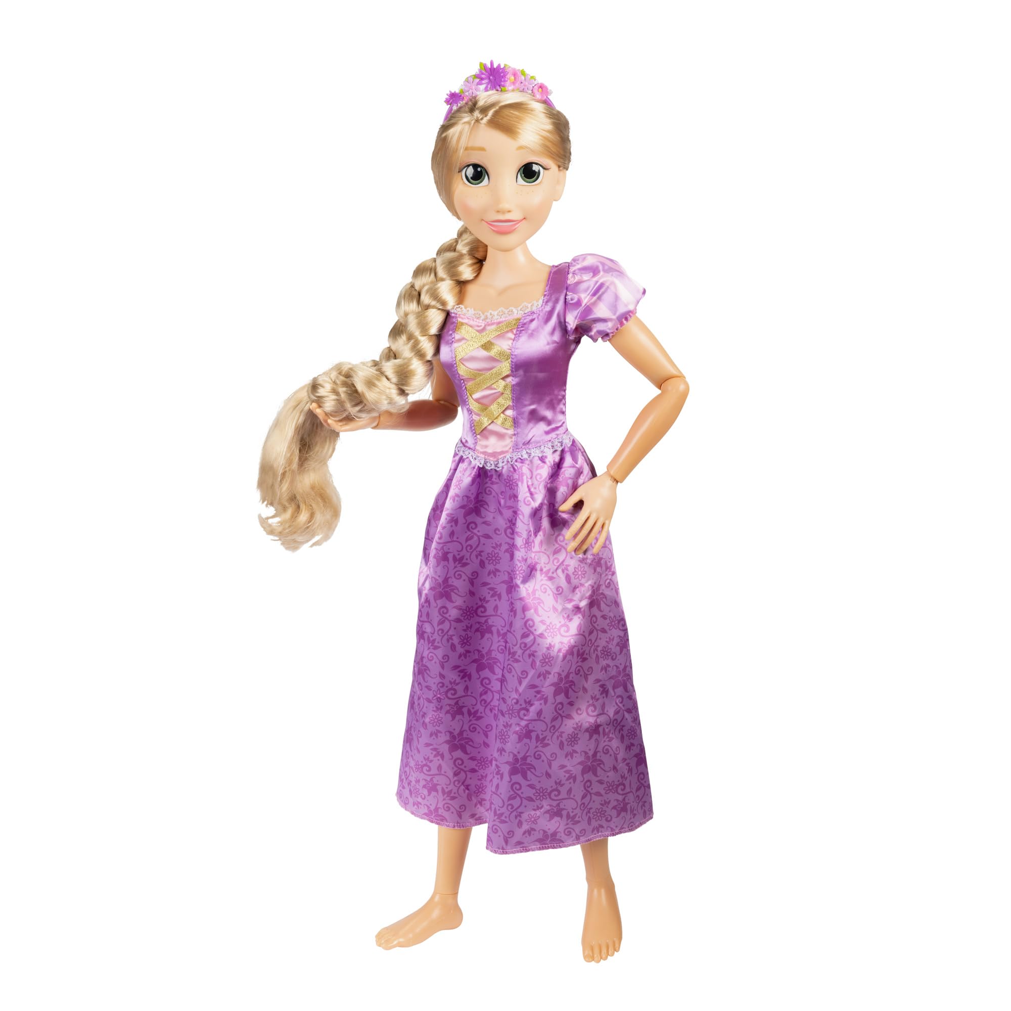 Disney Princess Playdate Rapunzel Doll - 32 Inches Tall | Highly Articulated | Includes Hair Accessories 1
