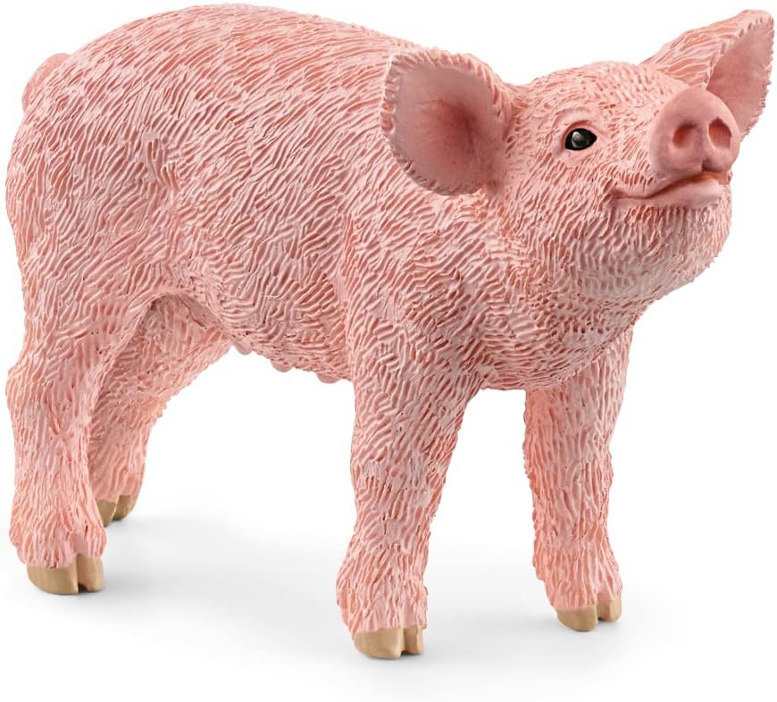 Schleich 13934 Piglet Figurine - Farm World Animal Toy for Ages 3 and Up