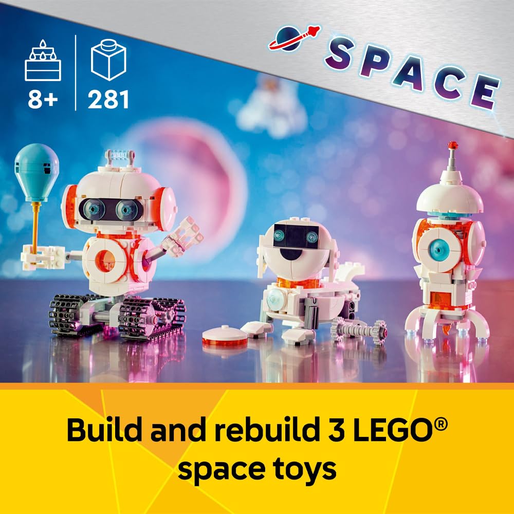 LEGO Creator 3in1 Space Robot Toy - Builds Robot, Dog or Rocket - 281 Pieces 3