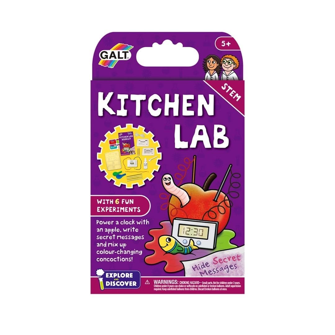Galt Kitchen Lab - Science Kit for Kids Ages 5-10 with 6 Interactive Experiments 7